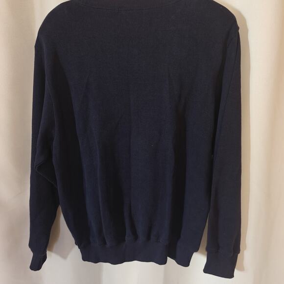 Saul Away Women S Blue Skating Polar Moose Christmas Vintage Ugly Sweater Sequin - Picture 6 of 9